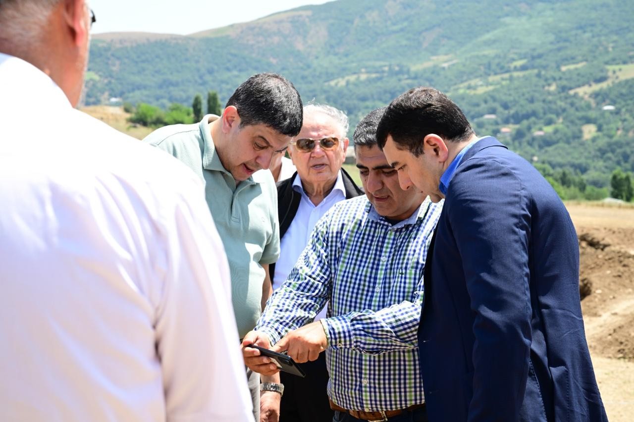 Mədəniyyət naziri Yardımlıda aparılan arxeoloji tədqiqat işləri ilə tanış olub - FOTOLAR